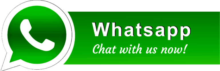 WhatsApp chat button with the text “Chat with us now!” in green and white.