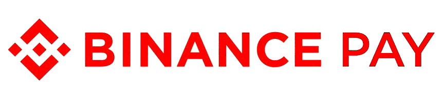 Binance Pay logo, with diamond symbol and yellow and black text.